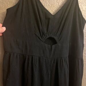 NWT Elegant Black Sleeveless jumpsuit size L